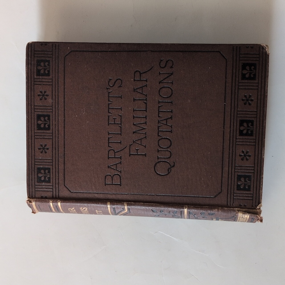 Bartlett's Familiar Quotations - circa 1880s - Picture 2 of 11